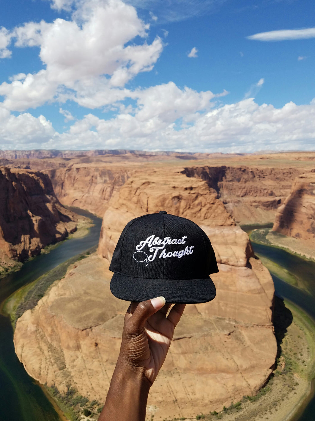 Abstract Thought Logo 6 Panel Snapback Hat
